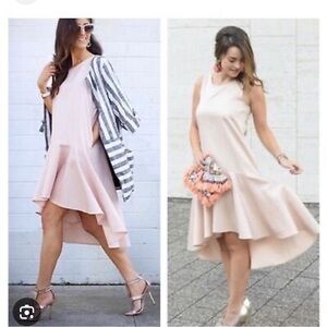 ANTHROPOLOGIE Maeve Camilla Dress High Low - Orange Color